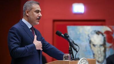 Dileri Bakan Fidan'dan Filistin kutlamas