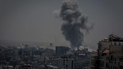 Katil srail'den Gazze'de ykm... Kontrolndeki blgelerde iddetli saldrlar var