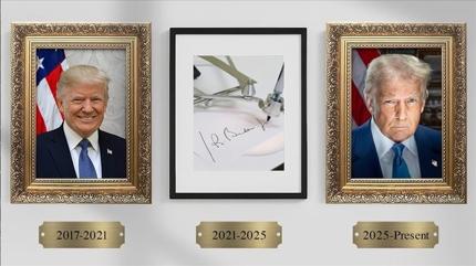 Trump'tan mekanik kalem k... Biden'n kararlarn iptal ediyor