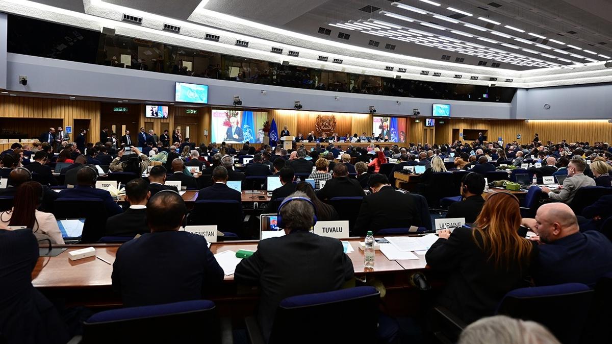 Ulatrma ve Altyap Bakan Abdulkadir Uralolu Bakan Uralolu Uluslararas Denizcilik rgt Konsey yelii fotoraflar resimleri