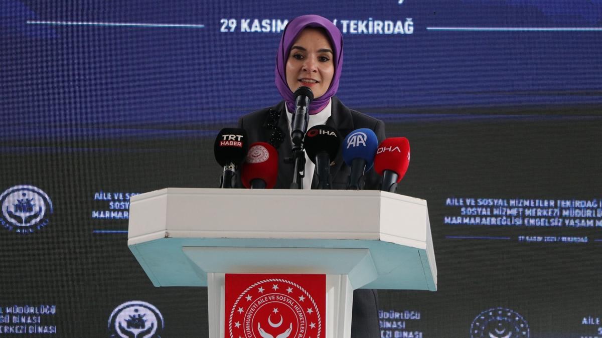 Aile ve Sosyal Hizmetler Bakan Mahinur zdemir Gkta Bakan Gkta tekirda fotoraflar resimleri