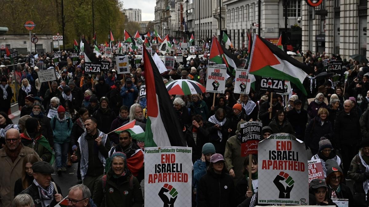 israil londra filistin protesto fotoraflar resimleri
