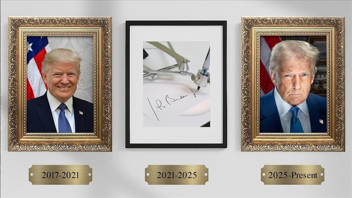 trump biden mekanik kalem autopen fotoraflar resimleri