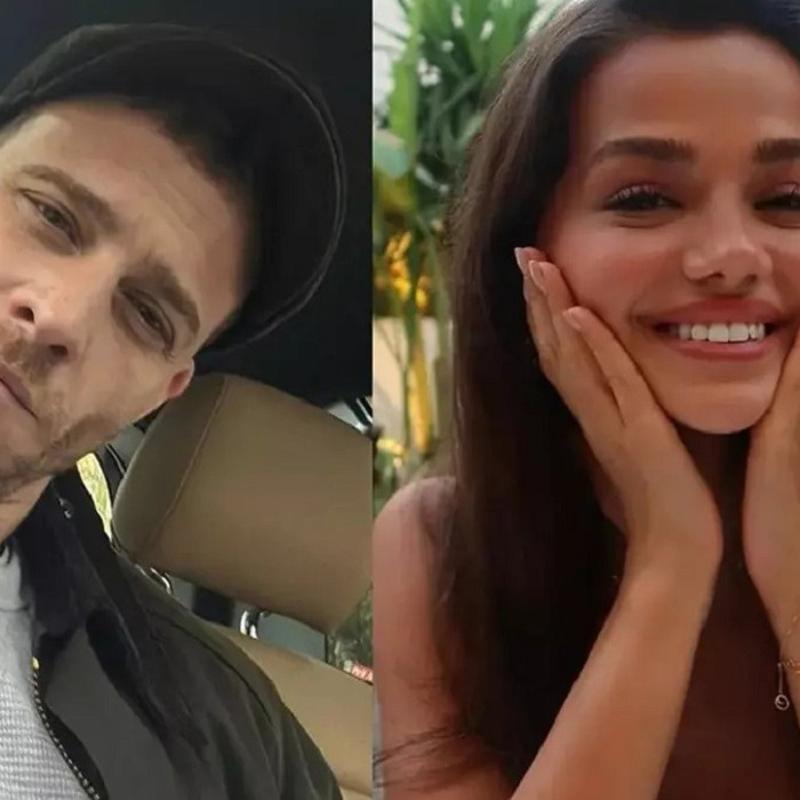 lk kare geldi: Kerem Brsin'le Selin Yacolu'nun ak byle belgelendi!