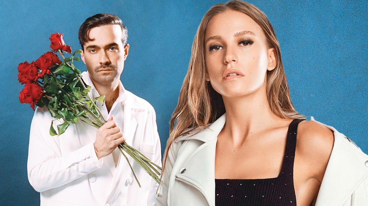 serenay sarkaya mert demir sevgili iek kahve romantik jest fotoraflar resimleri