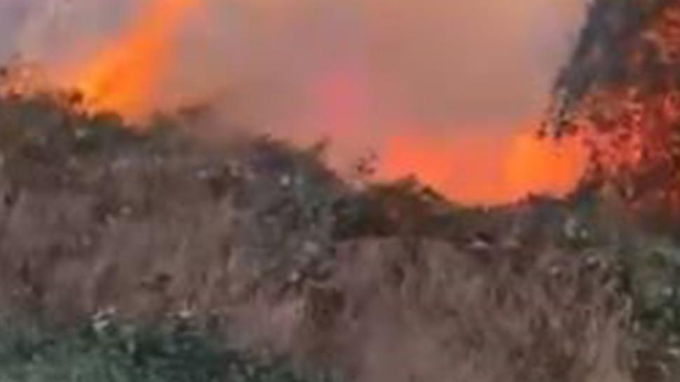 Ziraat alanında çıkan yangın ormana sıçradı: Ekipler müdahale ediyor