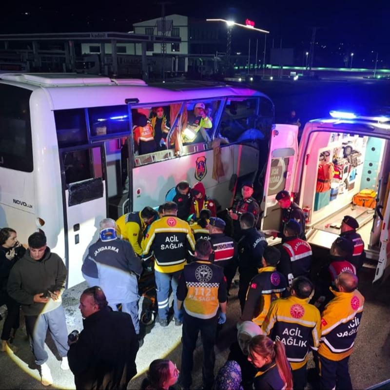 Amasya'da zincirleme kaza: ok sayda yaral var