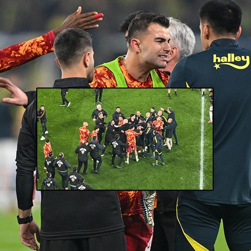Derbi �ncesi olay! Tansiyon y�kseldi