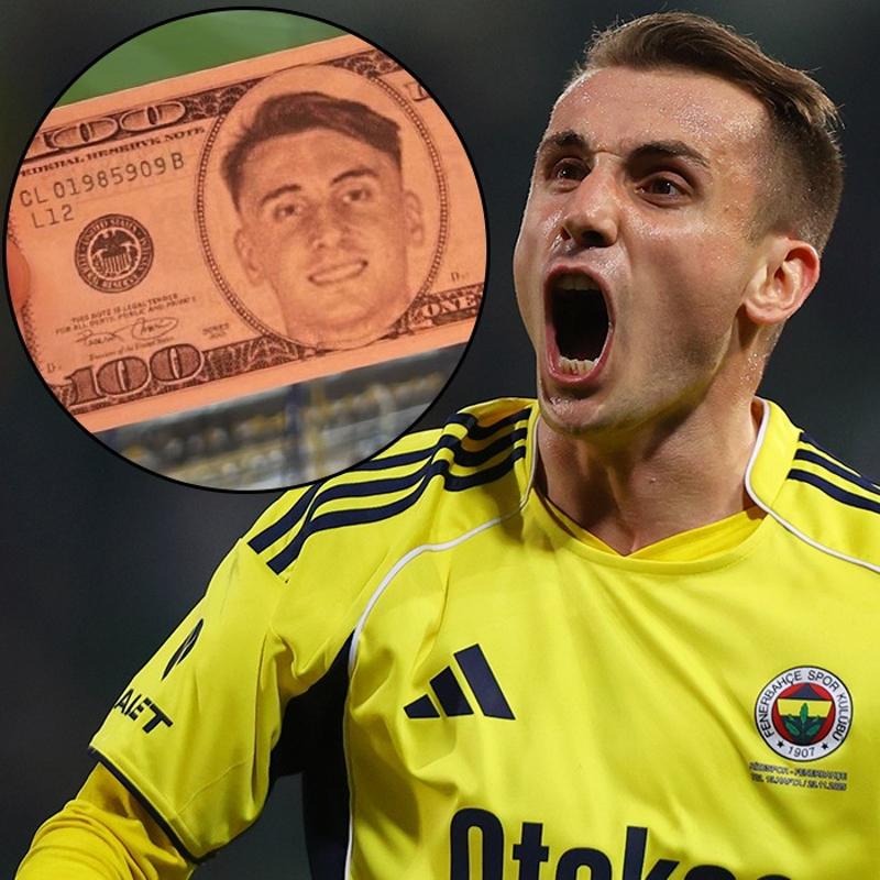 Dolarl� protesto! Galatasaray taraftar�ndan Kerem Akt�rko�lu'na tepki