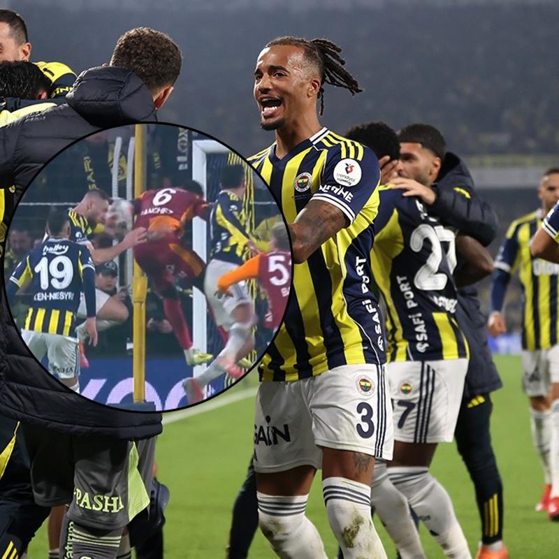 Fenerbahe'nin gol VAR'dan dnd! te derbide o anlar...