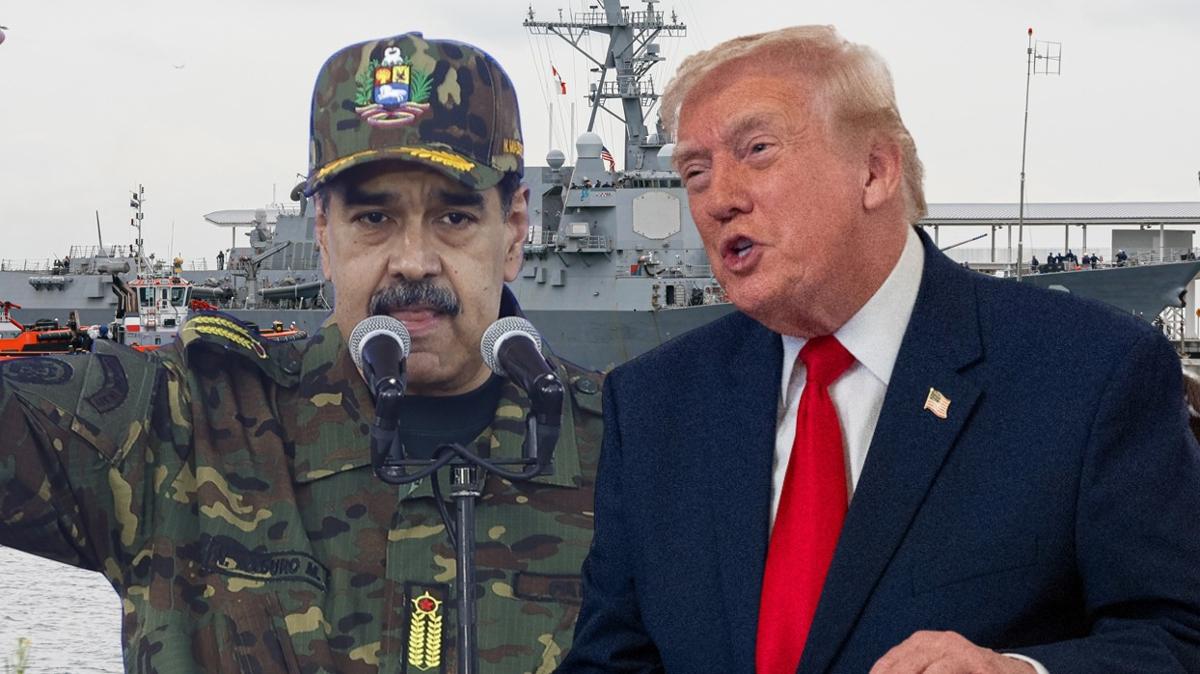 Trump Maduro ABD Sava fotoraflar resimleri