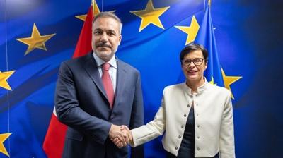 Bakan Fidan, AB Komiseri Marta Kos ile görüştü