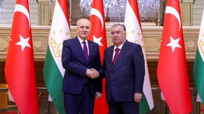 Cumhurbaşkanı Rahman, Kurtulmuş'u kabul etti