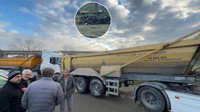 SK'den nce izin sonra ceza... Kamyoncular isyan etti