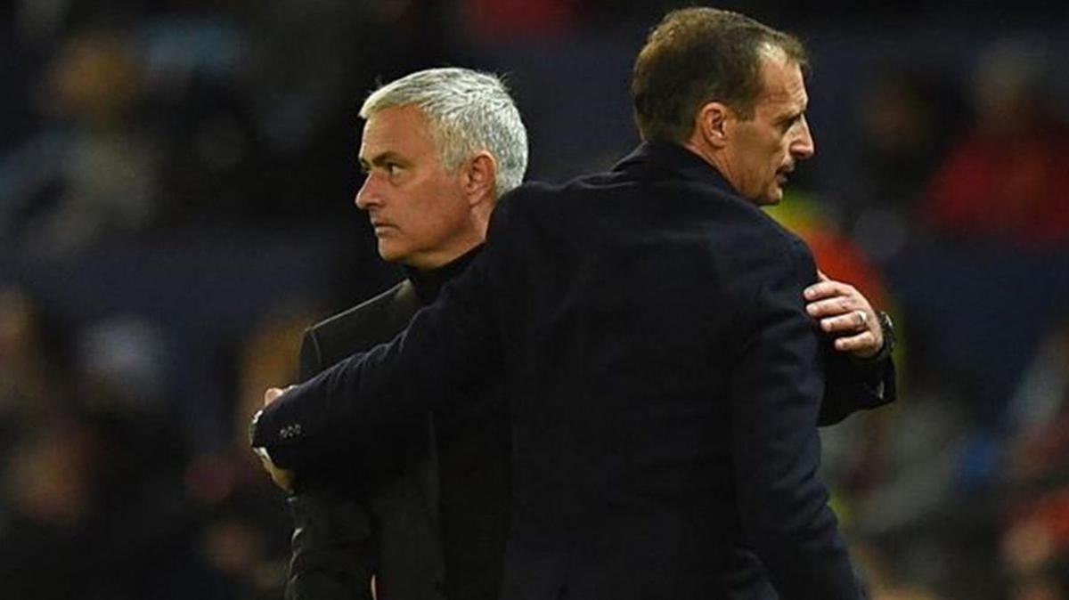 Antonio Cassano Massimiliano Allegri Jose Mourniho fotoraflar resimleri