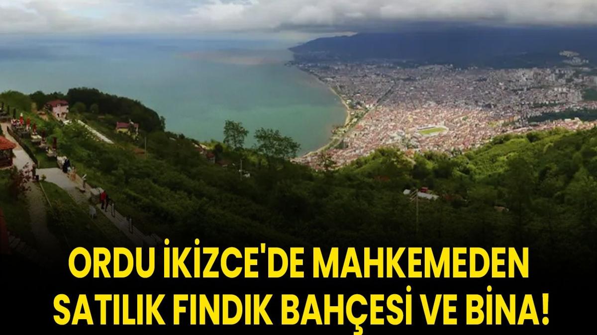 Ordu kizcede satlk  fndk bahesi  mahkeme sat fotoraflar resimleri