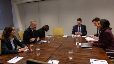 Bakan Fidan, Kanada Dileri Bakan Anand ile grt