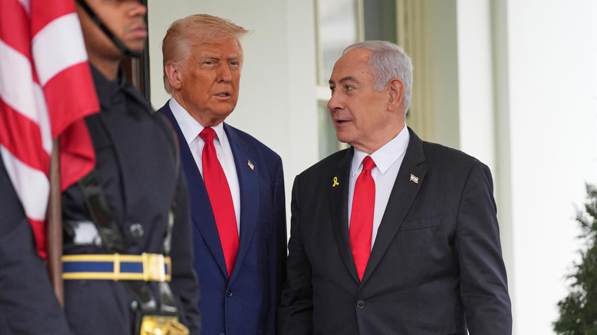 ABD Trump Netanyahu srail fotoraflar resimleri