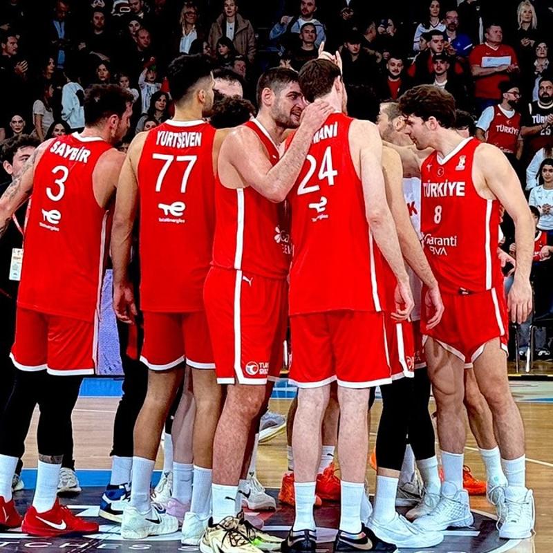 Trkiye, FIBA 2027 Dnya Kupas Avrupa g sralamasnda zirveye kt