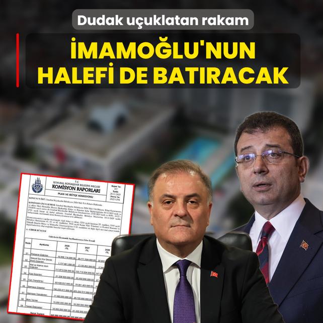 Dudak uçuklatan rakam! İmamoğlu'nun halefi de batıracak