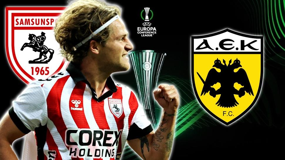 Samsunspor-AEK ma�� ne zaman? Konferans Ligi: Samsunspor-AEK ma�� saat ka�ta, hangi kanalda?