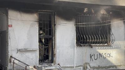 Gaziosmanpaa'da 4 katl binada yangn