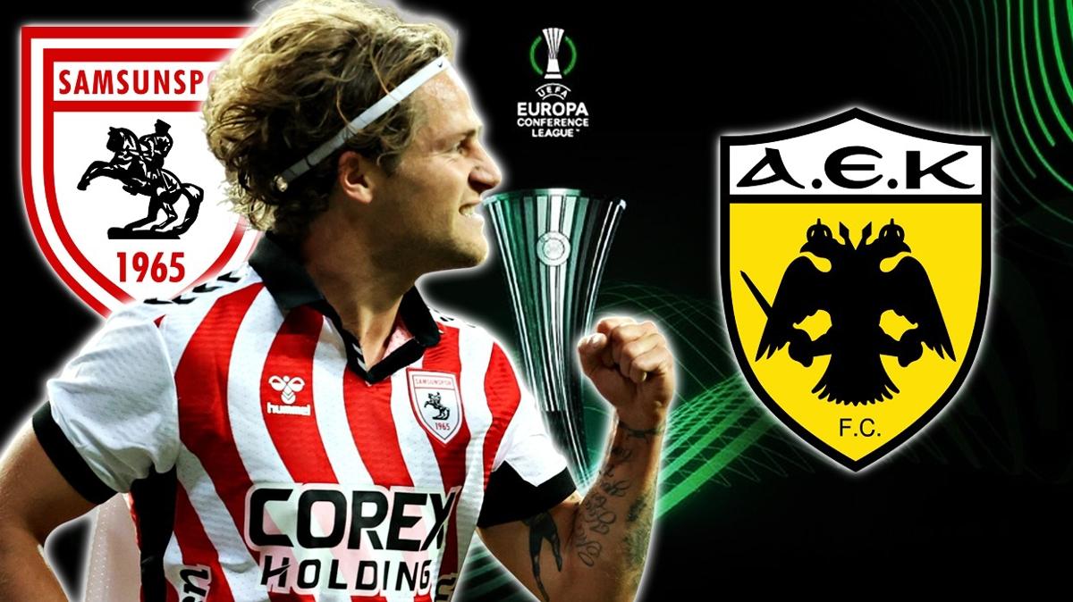 Samsunspor-AEK ma ne zaman Samsunspor-AEK ma saat kata Samsunspor-AEK ma hangi kanalda Samsunspor AEK Konferans Ligi fotoraflar resimleri