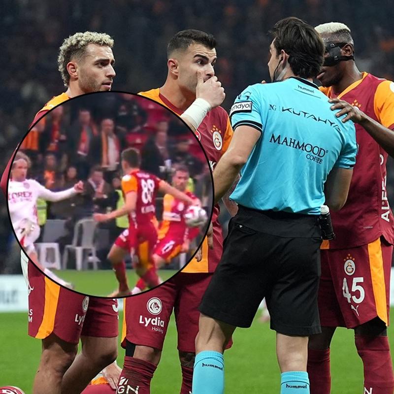 Samsunspor'dan penalt� itiraz�! ��te o pozisyon...