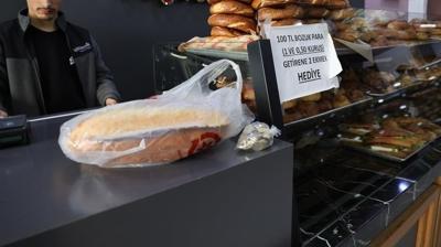 Yz lira bozuk para getirene iki ekmek hediye