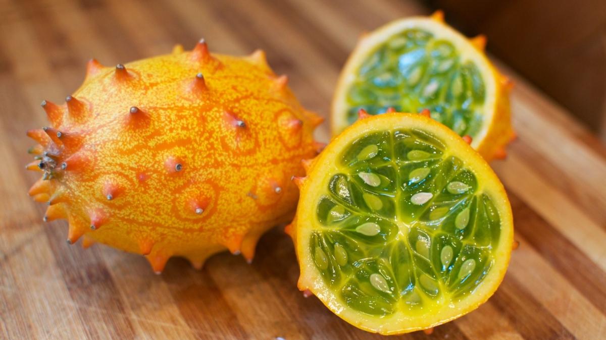 meyve kiwano salk fotoraflar resimleri