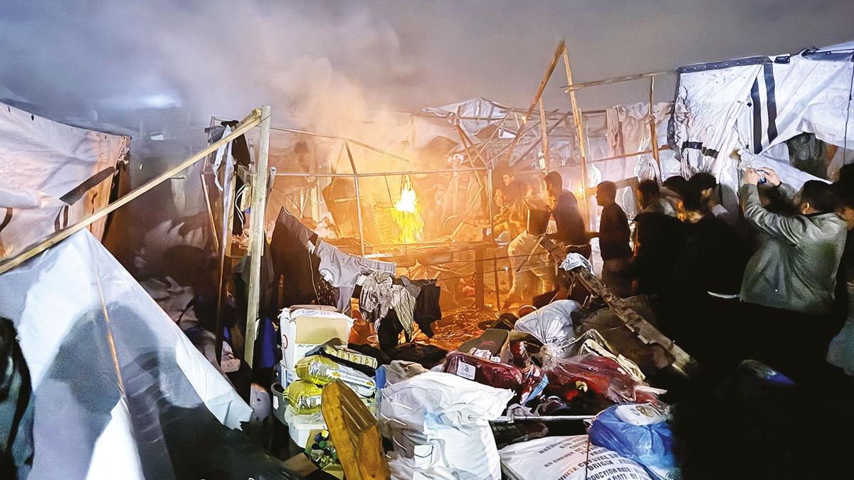 Trump srail GazzeKrizi atekes fotoraflar resimleri