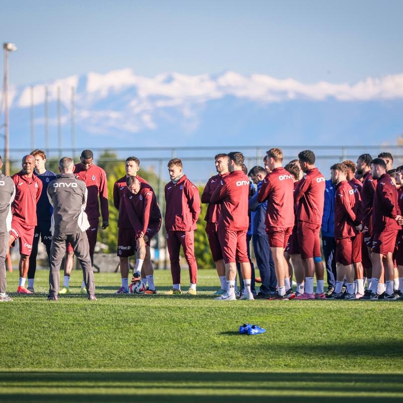 Trabzonspor'da G�ztepe ma��n�n haz�rl�klar� devam ediyor