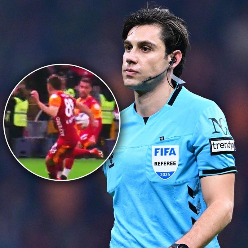 Galatasaray-Samsunspor mana damga vurmutu! nl yorumcular o pozisyona ne dedi?