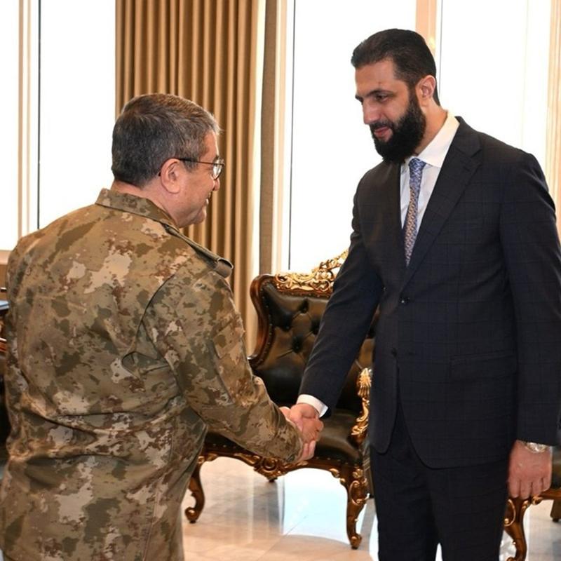 Genelkurmay Bakan Bayraktarolu'ndan am ziyareti: Suriye lideri ara ile grt