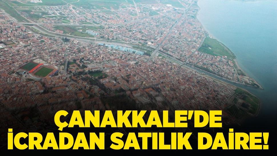 Çanakkale'de 109 metrekare icradan satılık daire!
