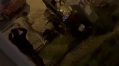 Adres: Esenyurt! Alkoll ahs yoldan geene tekmeler savurdu