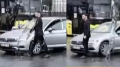 ili'de gndz vakti magandalk: Duran ortasnda havaya ate at, yakaland