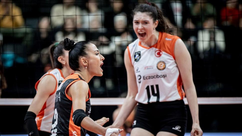 Eczacıbaşı evinde set vermeden kazandı