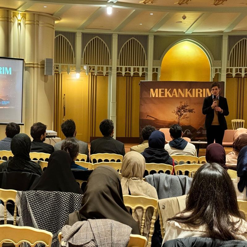 Filistin'deki igal srecine mimari bak Mekankrm belgeseli izleyici ile bulutu