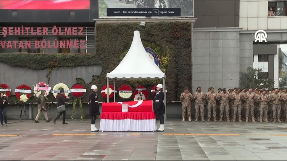 Şehit polis Emre Albayrak için tören düzenlendi