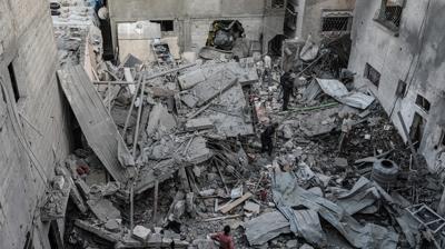 Soykrmc yine hedef ald! Gazze'de binalar havaya uurdu