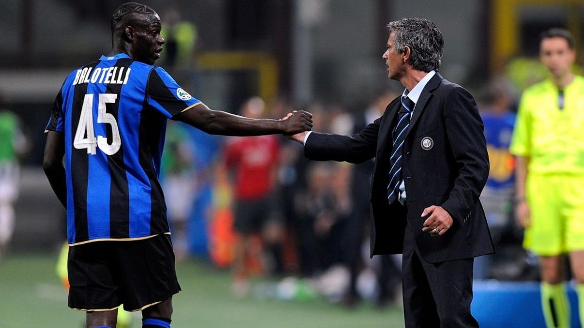 Mourinho Balotelli ampiyonlarLigi fotoraflar resimleri