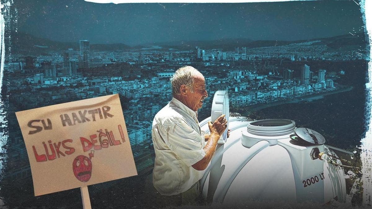 izmir su kesintisi izsu fotoraflar resimleri