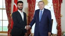 Bakan Erdoan Filistinli ynetmeni kabul etti