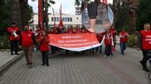 CHP'li belediyede maa krizi! Haklarn alamayan iilerden plak ayak eylemi