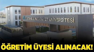 stanbul Medeniyet niversitesi retim Grevlisi alacak!