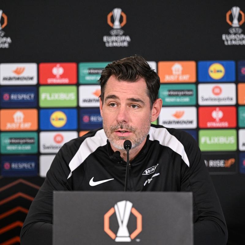 Brann Teknik Direktr Alexandersson: Eer Fenerbahe'yi yenersek tarihi bir durum olur