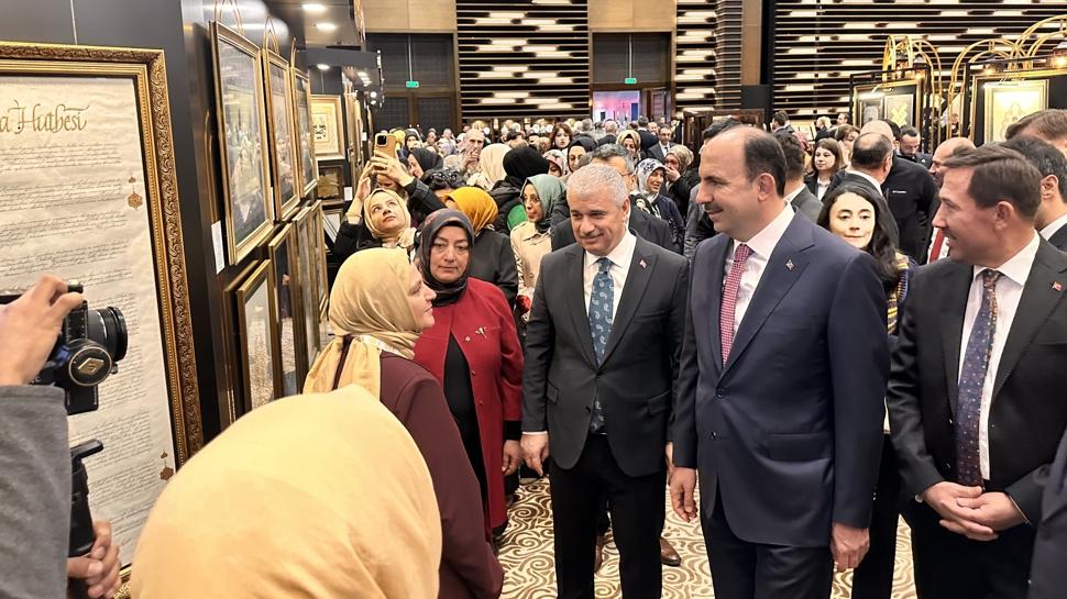 Konya'dan Gazze'ye destek� 17. Alt�n Dokunu�lar Sergisi a��ld�