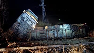 orum'da zincirleme kaza: 4 kii yaraland