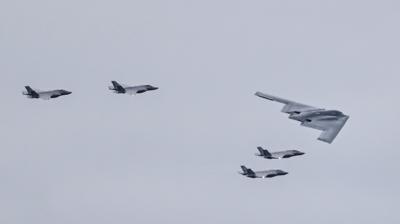 Venezuela hava sahas yaknlarnda ABD sava uaklar uu yapt